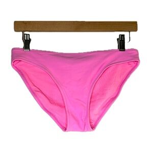 3/$25💥 NEW Aerie Pink Bikini Swimsuit Bathing Suit Bottoms Sz M Bin A